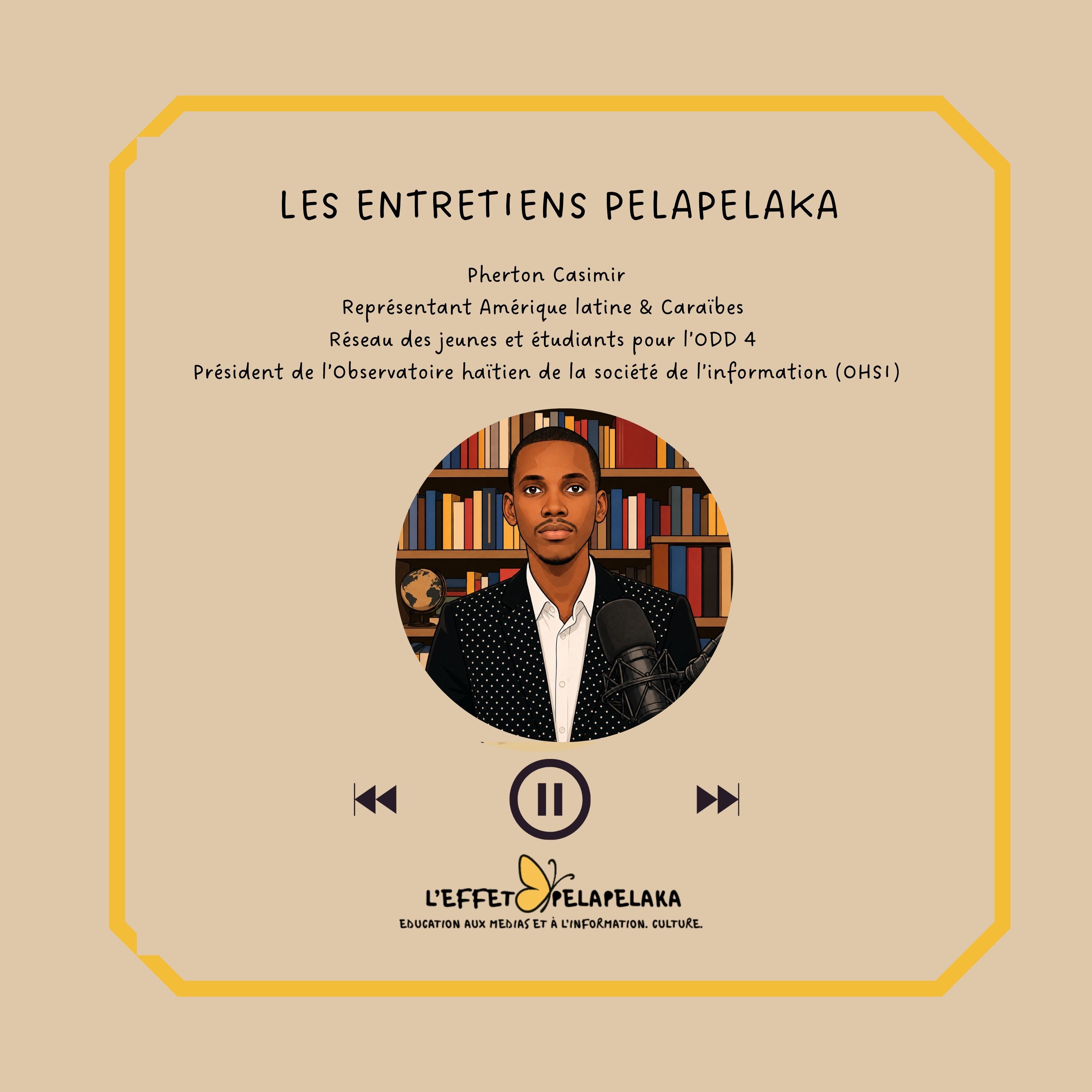 Pherton Casimir, président de l'Observatoire haïtien de la société de l'information : « En Haïti, l'information circule énormément, mais souvent sans filtre, sans recul. On partage n'importe quoi, parfois sans mesurer les conséquences »